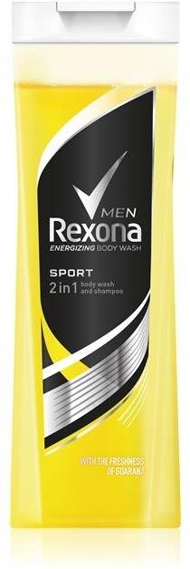 Rexona Sport tusfürdő gél és sampon 2 in 1  400 ml