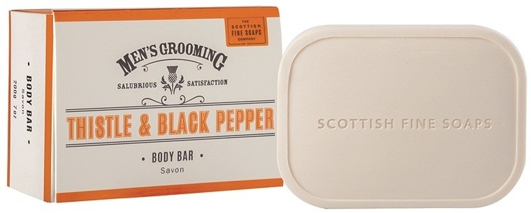 Scottish Fine Soaps Men’s Grooming Thistle & Black Pepper szappan uraknak  200 g