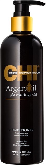 CHI Argan Oil tápláló kondícionáló száraz és sérült hajra parabénmentes  340 ml