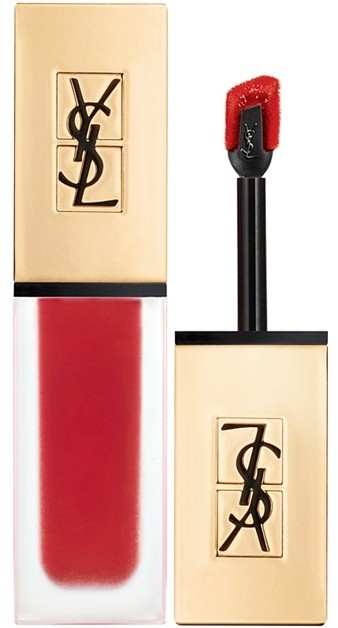 Yves Saint Laurent Tatouage Couture ultra mattító folyékony ajakrúzs árnyalat 12 Red Tribe - Rich True Red 6 ml