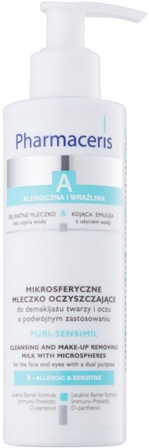 Pharmaceris A-Allergic&Sensitive Puri-Sensimil tisztító és sminkeltávolító tej az érzékeny és allergiás bőrre  190 ml