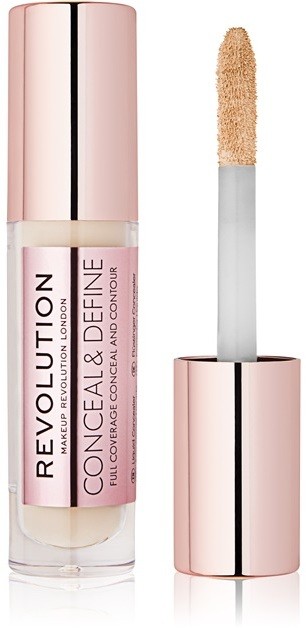 Makeup Revolution Conceal & Define folyékony korrektor árnyalat C1 3,4 ml