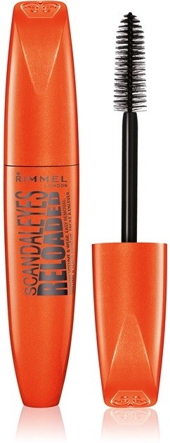 Rimmel ScandalEyes Reloaded extra dúsító szempillaspirál árnyalat 001 Black 12 ml