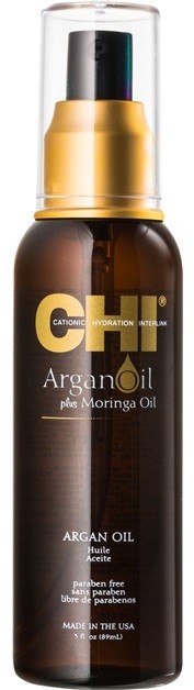 CHI Argan Oil olajos ápolás argán olajjal parabénmentes  89 ml