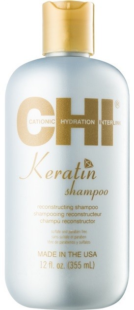 CHI Keratin keratinos sampon száraz és rakoncátlan hajra  355 ml