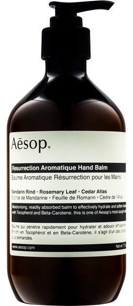 Aésop Body Resurrection Aromatique mélyhidratáló balzsam kézre  500 ml