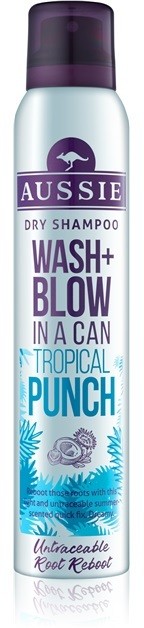Aussie Wash+ Blow Tropical Punch száraz sampon  180 ml