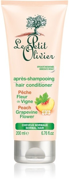 Le Petit Olivier Peach & Grapevine Flower kondicionáló normál hajra  200 ml