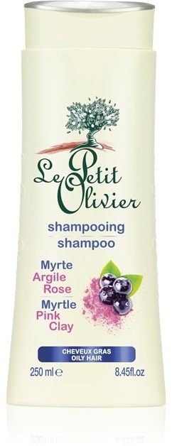 Le Petit Olivier Myrtle & Pink Clay sampon hajolajjal  250 ml