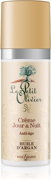 Le Petit Olivier Argan Oil nappali és éjszakai krém ráncok ellen  50 ml