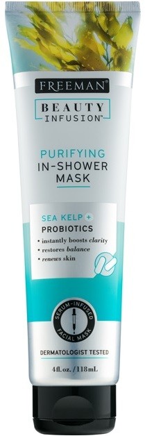 Freeman Beauty Infusion Sea Kelp + Probiotics tisztító maszk zuhanyba  118 ml