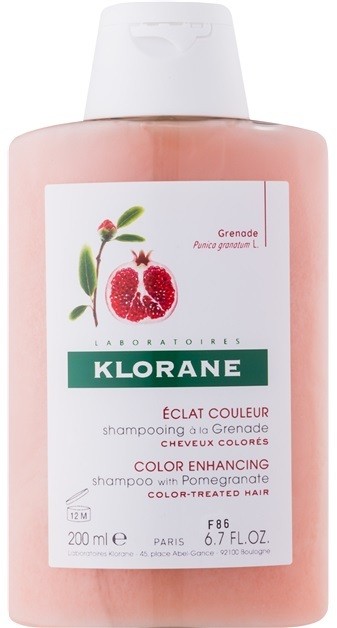 Klorane Pomegranate sampon festett hajra  200 ml