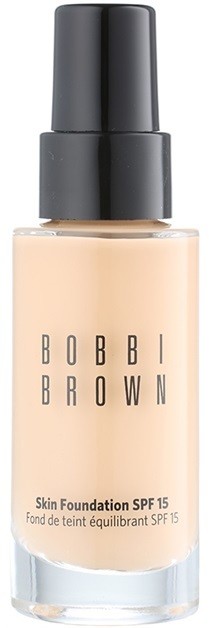 Bobbi Brown Skin Foundation hidratáló make-up SPF 15 árnyalat 3 Beige 30 ml