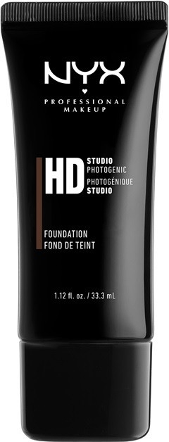 NYX Professional Makeup HD Studio folyékony make-up árnyalat 114 Deep Espresso 33,3 ml