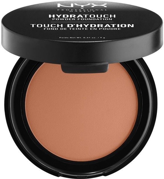 NYX Professional Makeup Hydra Touch kompakt púderes make-up árnyalat 14 Nutmeg 9 g