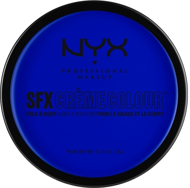 NYX Professional Makeup SFX Creme Colour™ make-up arcra és testre árnyalat 05 Blue 6 g