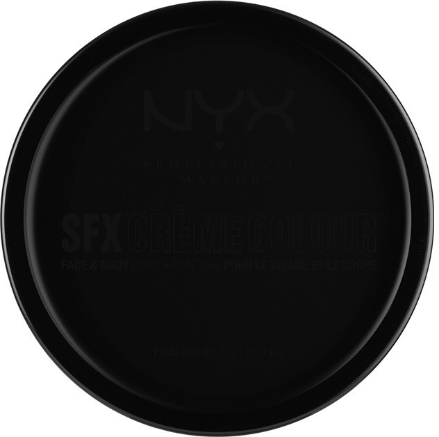 NYX Professional Makeup SFX Creme Colour™ make-up arcra és testre árnyalat 10 Black 6 g