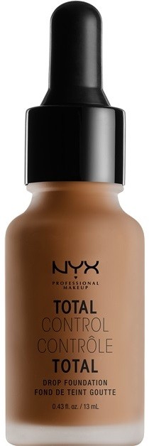 NYX Professional Makeup Total Control folyékony make-up pipettával árnyalat 19 Mocha 13 ml