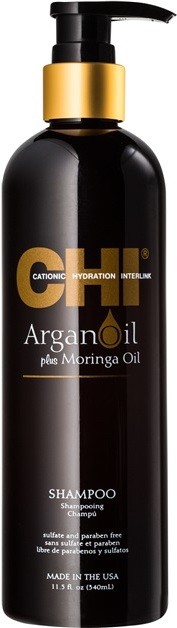 CHI Argan Oil tápláló sampon száraz és sérült hajra  340 ml