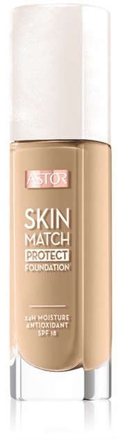 Astor Skin Match Protect hidratáló make-up SPF 18 árnyalat 100 Ivory 30 ml