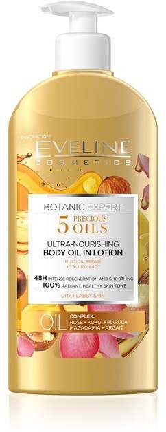 Eveline Cosmetics Botanic Expert tápláló testápoló tej száraz bőrre  350 ml