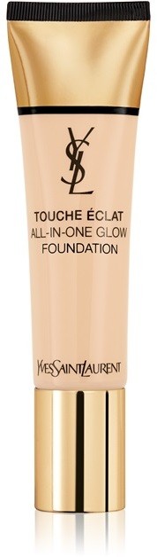 Yves Saint Laurent Touche Éclat All-In-One Glow folyékony make-up SPF 23 árnyalat B10 Porcelaine 30 ml