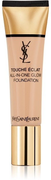 Yves Saint Laurent Touche Éclat All-In-One Glow folyékony make-up SPF 23 árnyalat BR30 Cool Almond 30 ml