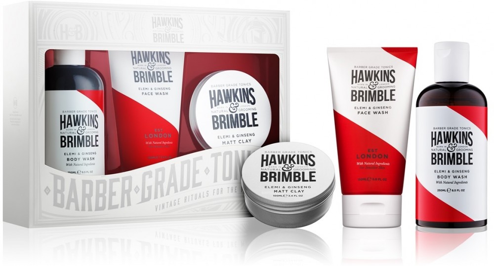 Hawkins & Brimble Natural Grooming Elemi & Ginseng kozmetika szett IV.
