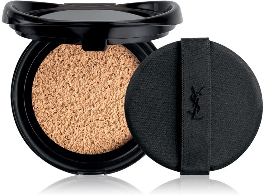 Yves Saint Laurent Encre de Peau Le Cushion hosszantartó szivacsos make-up  SPF 23 utántöltő árnyalat B40 Beige 14 g