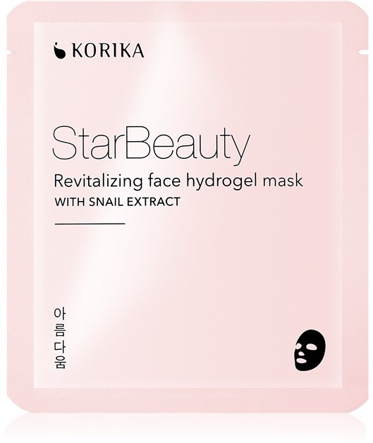 KORIKA StarBeauty revitalizáló hidrogél maszk csigakivonattal  33 g