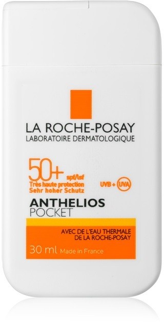 La Roche-Posay Anthelios Pocket védő arckrém érzékeny és intoleráns bőrre SPF 50+  30 ml