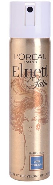 L’Oréal Paris Elnett Satin hajlakk a fénylő és selymes hajért  75 ml