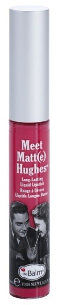 theBalm Meet Matt(e) Hughes hosszantartó folyékony rúzs árnyalat Chivalrous 7,4 ml