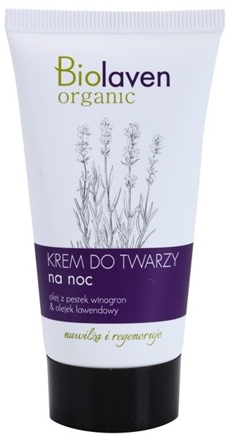 Biolaven Face Care megújító éjszakai krém levendulával  50 ml