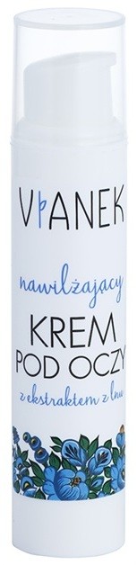 Vianek Moisturising szemkrém hidtaráló hatással száraz és érzékeny bőrre lenmag kivonattal  15 ml
