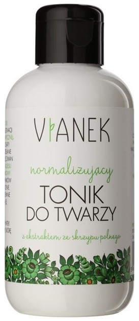 Vianek Energizing normalizáló tonik zsíros és problémás bőrre zsurló kivonattal pH 3,0 150 ml