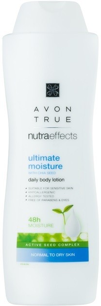 Avon True NutraEffects hidratáló testápoló tej  250 ml