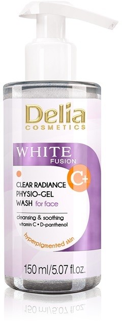 Delia Cosmetics White Fusion C+ tisztító gél a hiperpigmentációs bőrre  150 ml