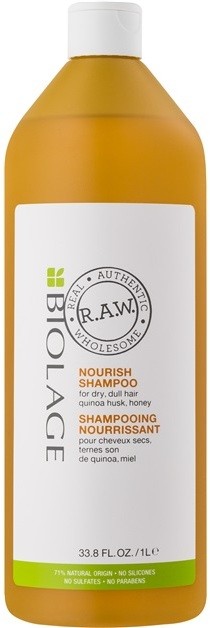 Biolage RAW Nourish tápláló sampon a száraz és durva hajra  1000 ml