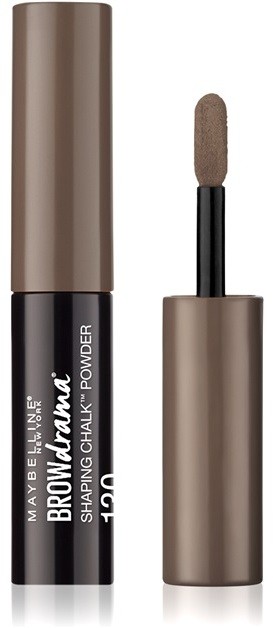 Maybelline Brow Drama púder szemöldökre árnyalat Dark Brown 1 g