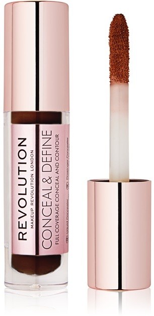 Makeup Revolution Conceal & Define folyékony korrektor árnyalat C17 3,4 ml