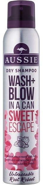 Aussie Wash+ Blow Sweet Escape száraz sampon  180 ml