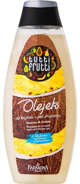 Farmona Tutti Frutti Pineapple & Coconut tusoló- és fürdőgél  425 ml