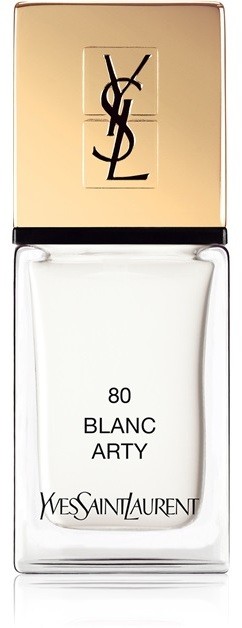 Yves Saint Laurent La Laque Couture körömlakk árnyalat 80 Blanc Arty 10 ml