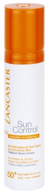 Lancaster Sun Control napozó arckrém ránctalanító hatással SPF 50+  50 ml