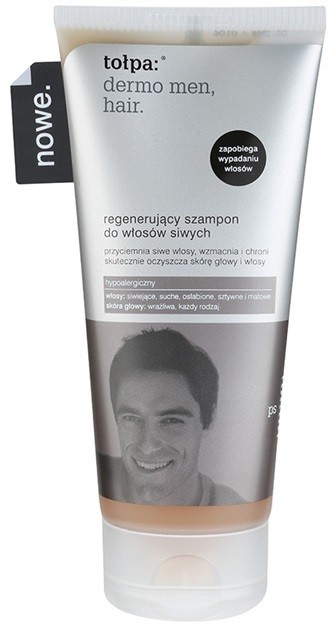 Tołpa Dermo Men Hair regeneráló sampon ősz hajra  200 ml