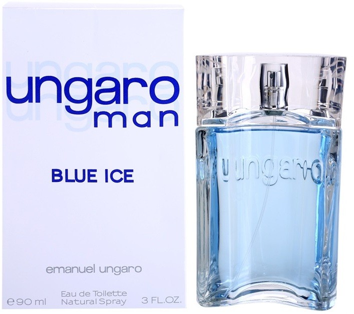 Emanuel Ungaro Man Blue Ice eau de toilette férfiaknak 90 ml