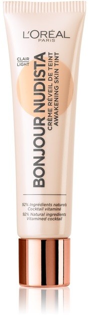 L’Oréal Paris Wake Up & Glow Bonjour Nudista BB krém árnyalat Light 30 ml