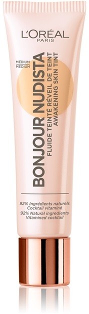 L’Oréal Paris Wake Up & Glow Bonjour Nudista BB krém árnyalat Medium 30 ml
