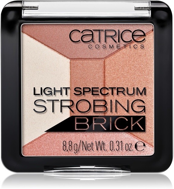 Catrice Light Spectrum Strobing Bricks élénkítő árnyalat 010 Brown Brilliance 8,8 g